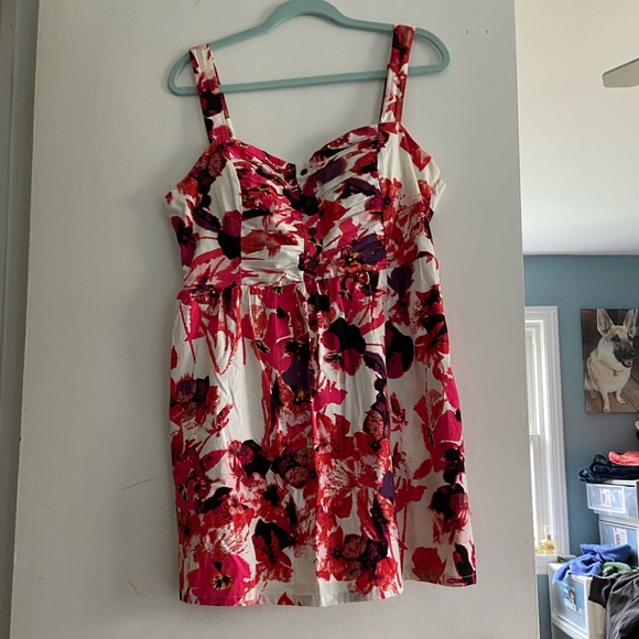Charlotte Russe pink floral dress - Picture 1 of 5
